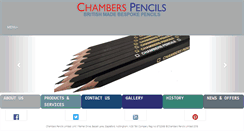 Desktop Screenshot of chamberspencils.co.uk